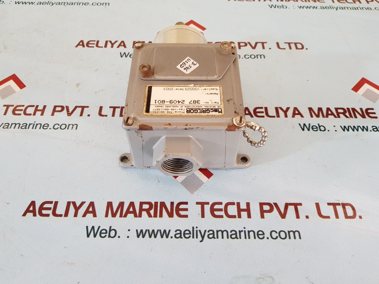 Macgregor 387 2409-801 pressure switch