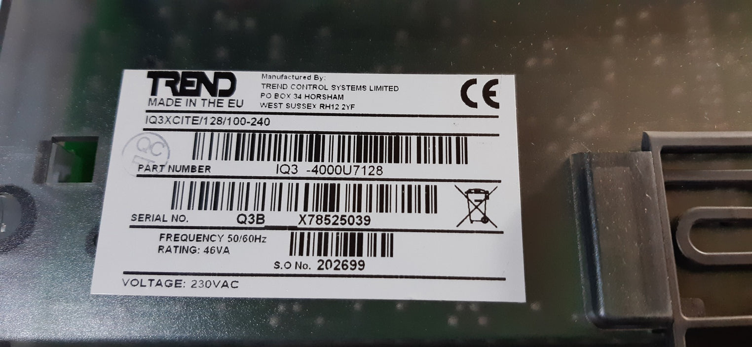 Trend iq3xcite/128/100-240 web enabled controller iq3-4000u7128