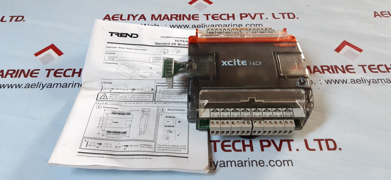 Trend xcite/io/16di module item3-2000u016000 current 38ma