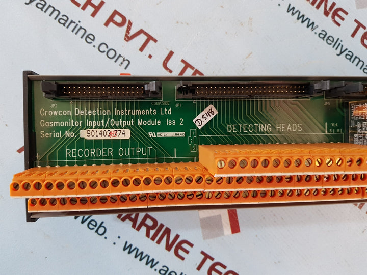 Crowcon detection gas monitor input/output module iss 2