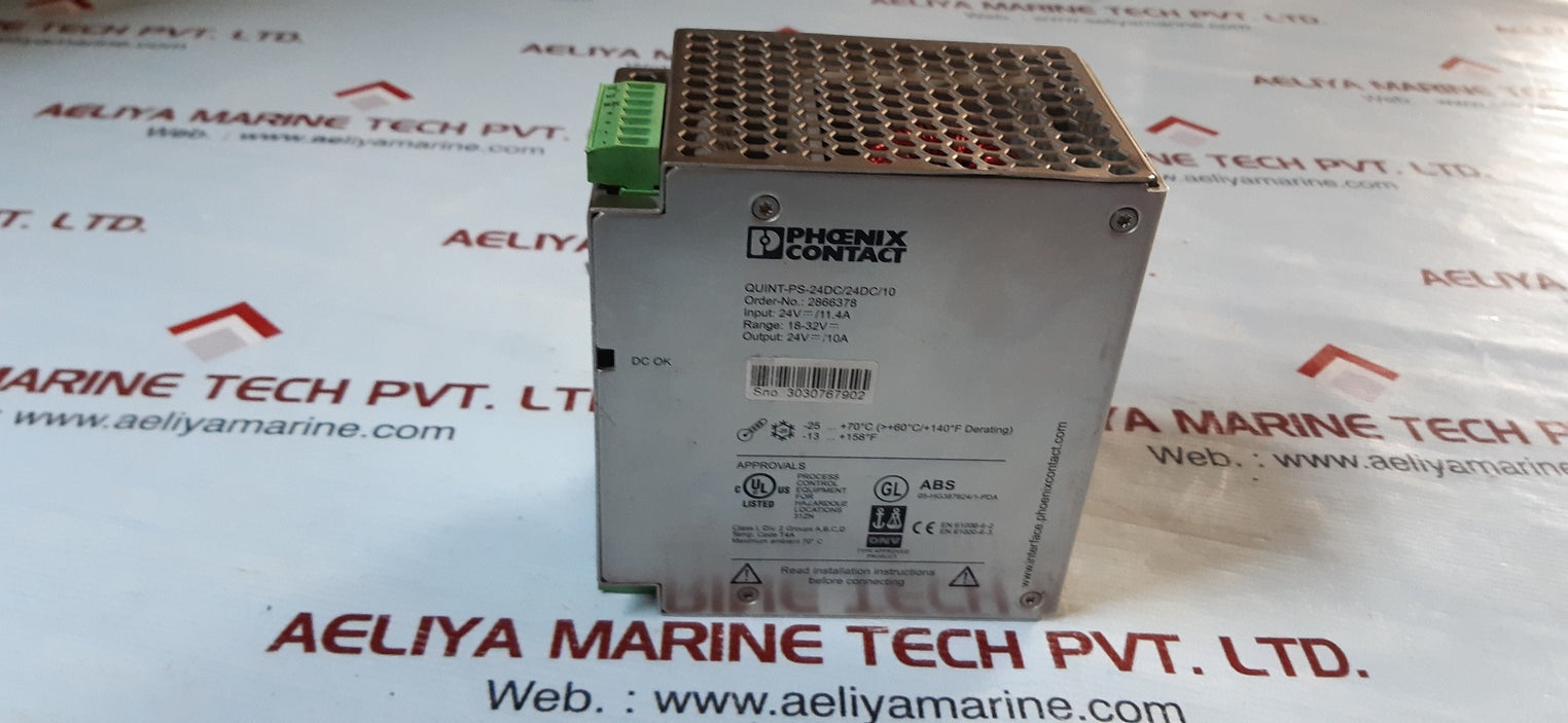 Phoenix Contact Quint-ps-24Dc/24Dc/10 Power Supply