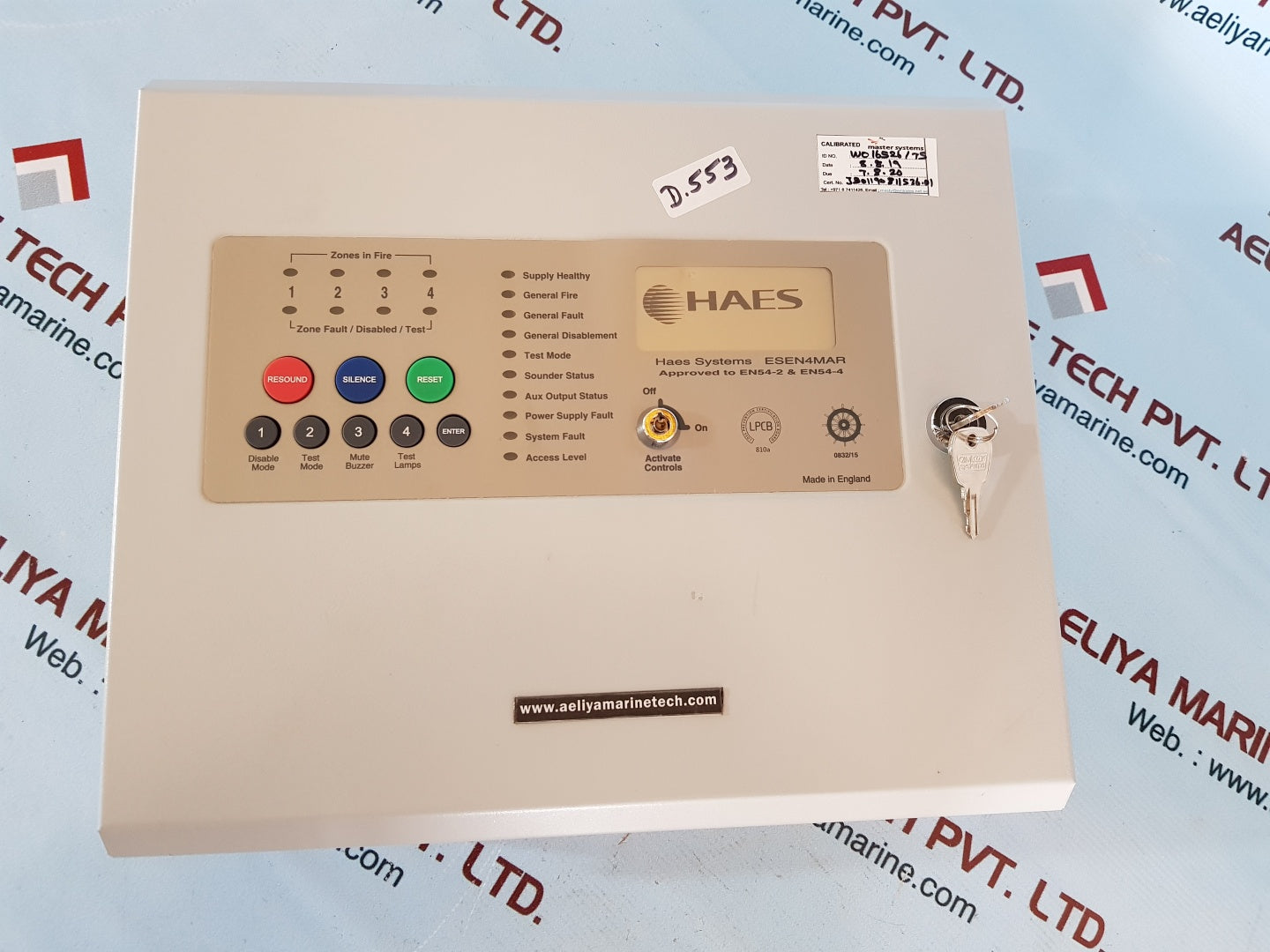 Haes esen4mar esento marine fire alarm control – Aeliya Marine Tech