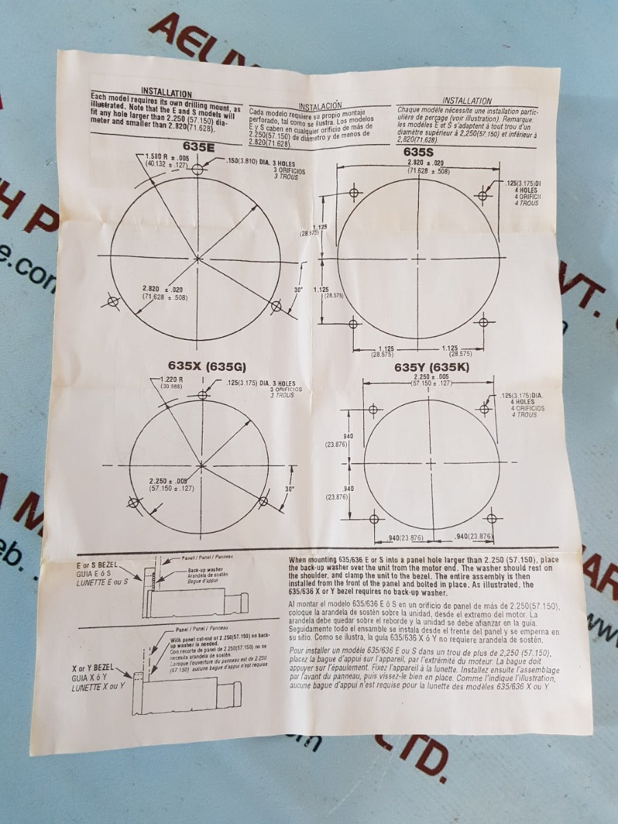 Cramer hrs/tens 6x137 elapsed time indicator