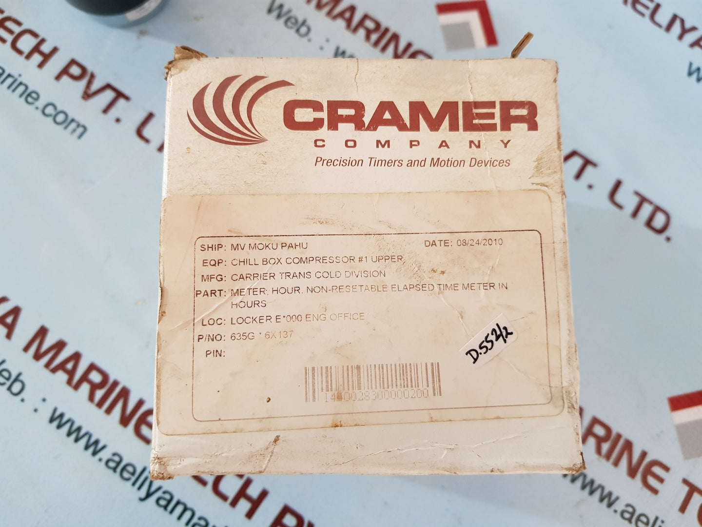 Cramer hrs/tens 6x137 elapsed time indicator