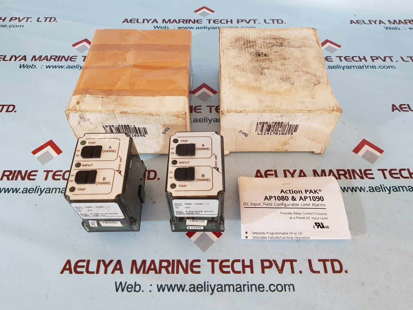 Action pak mdl 1090-2000-1 dc input field configurable limit alarms