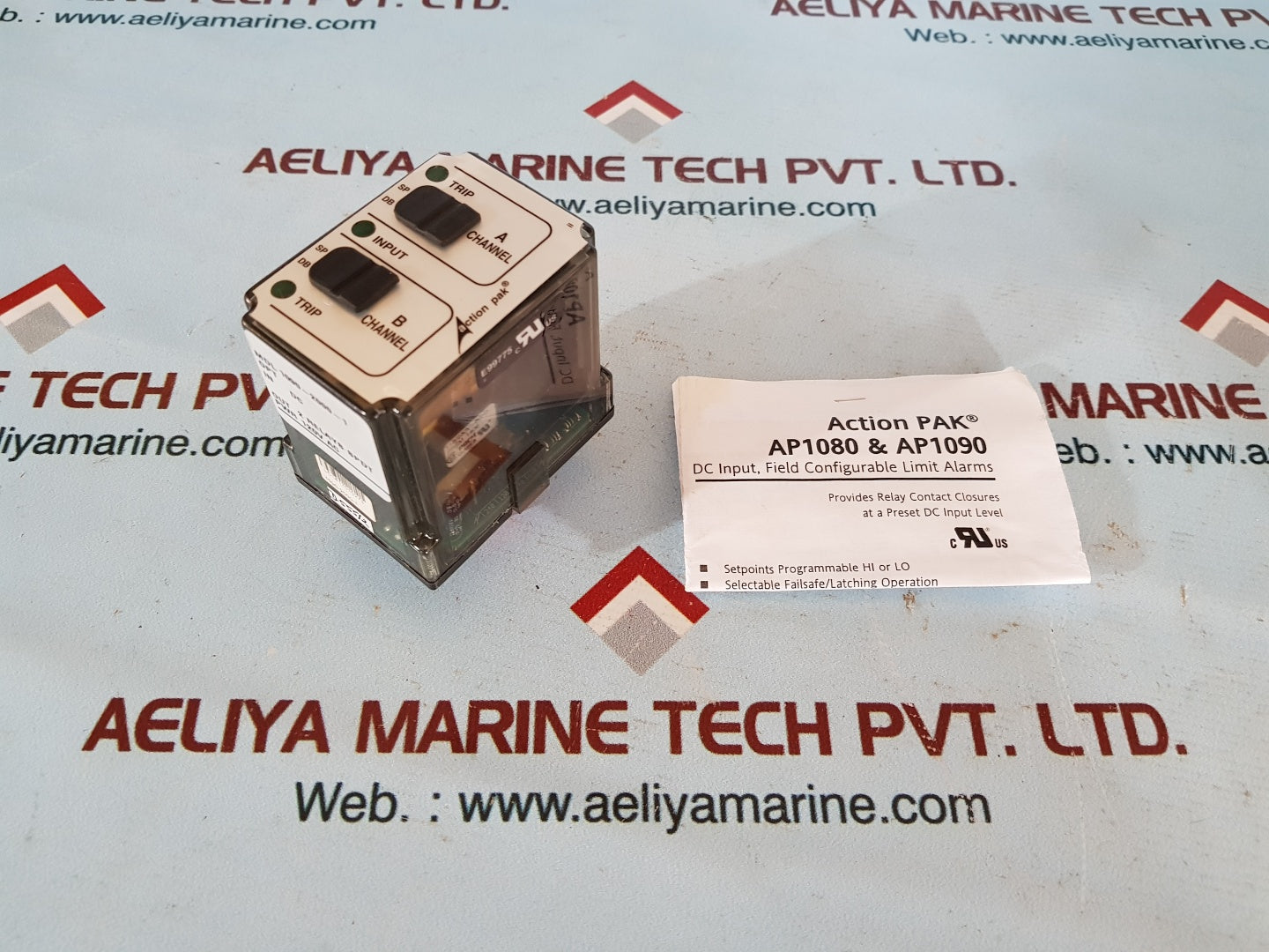 Action pak mdl 1090-2000-1 dc input field configurable limit alarms