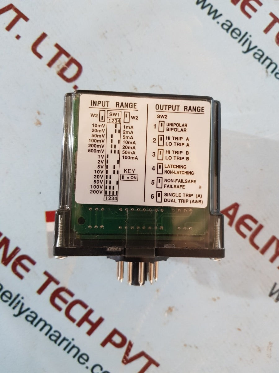 Action pak mdl 1090-2000-1 dc input field configurable limit alarms