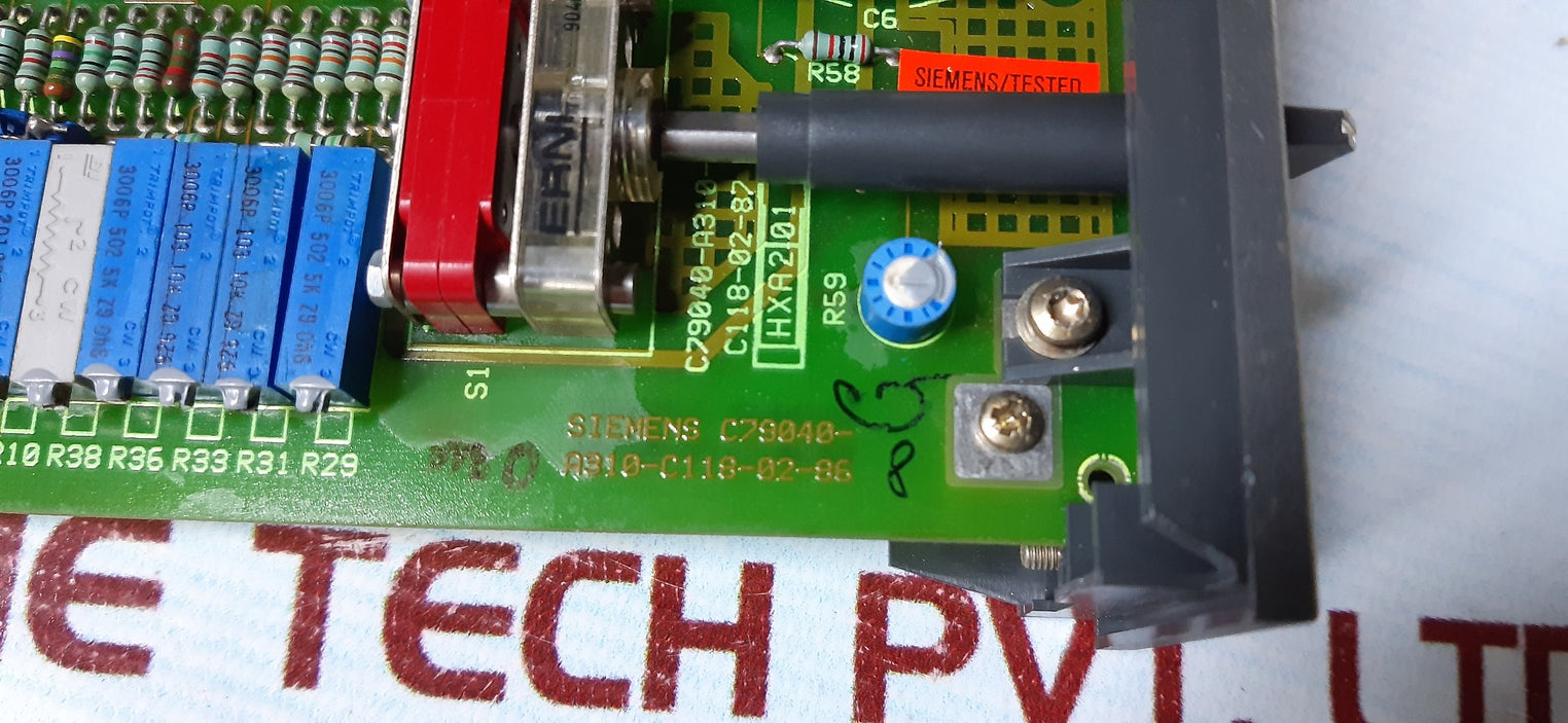 Siemens c79040-a310-c118-02-86 pcb card