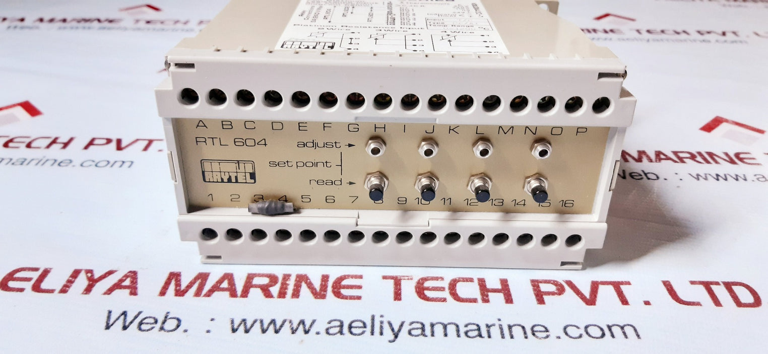 Raytel rtl604 temperature controller