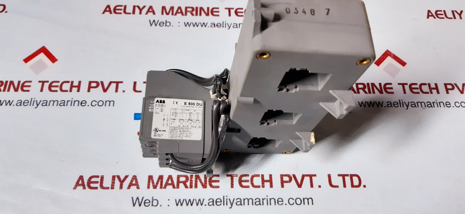 Abb e500du electronic overload relay