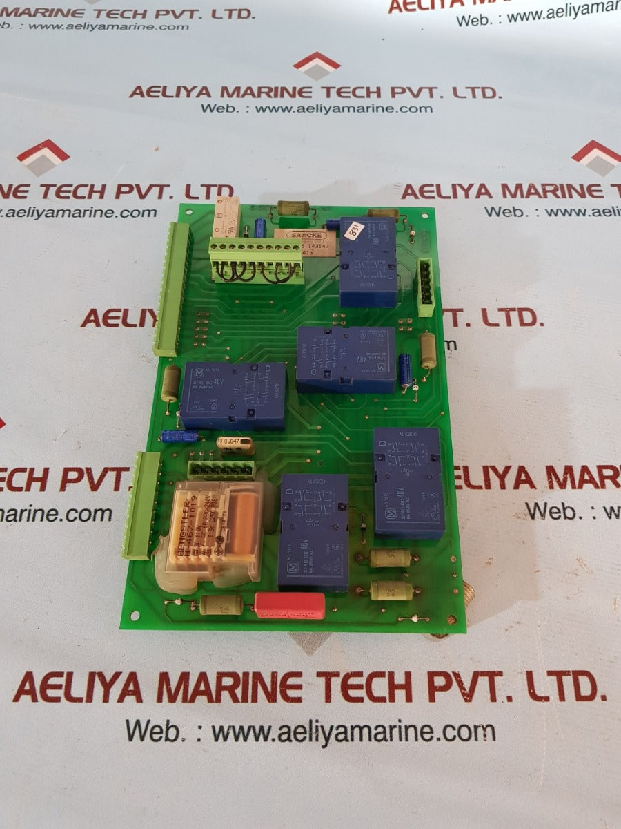 Saacke 4-8475-143147 pcb card rev. 1.2