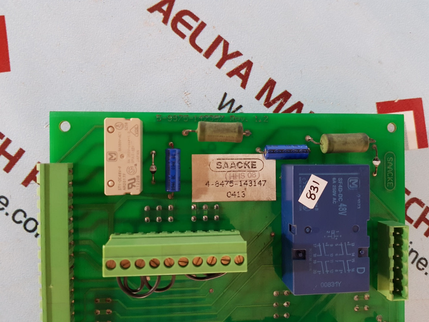 Saacke 4-8475-143147 pcb card rev. 1.2
