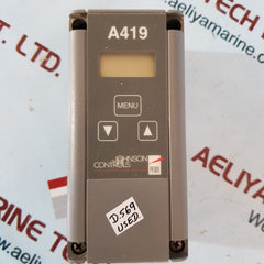 Johnson Controls A419 Temperature Controls