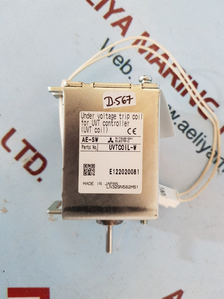 Mitsubishi ae-sw uvtcoil-w under voltage trip coil for uvt controller
