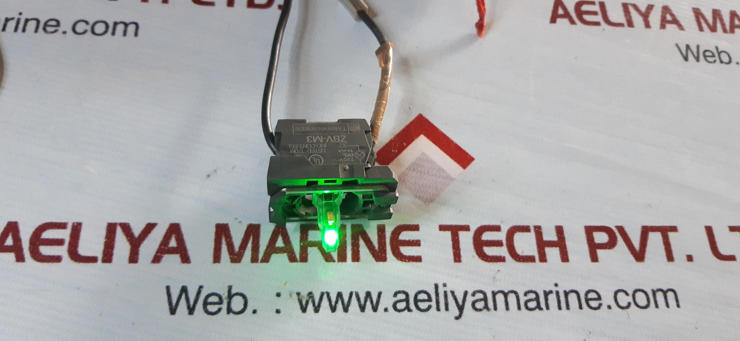 Telemecanique zbv-m3 led switch 230v