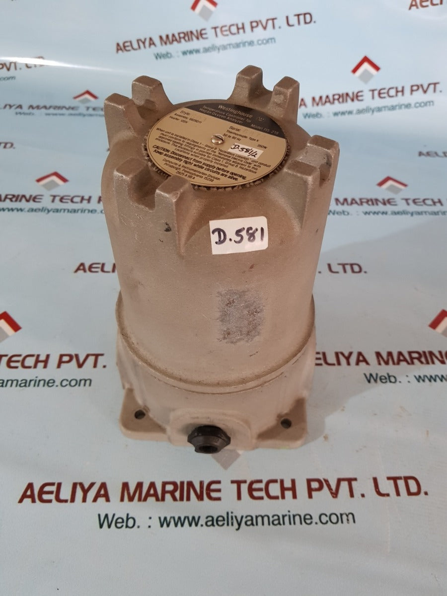 Westinghouse 115-218 temperature controller for Hagan oxygen analyzer