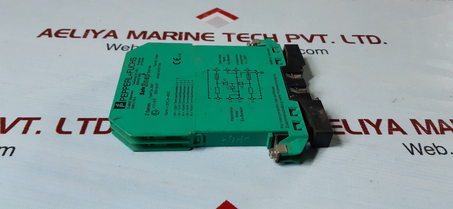 Pepperl+fuchs z-series z967 safe snap barrier 71860