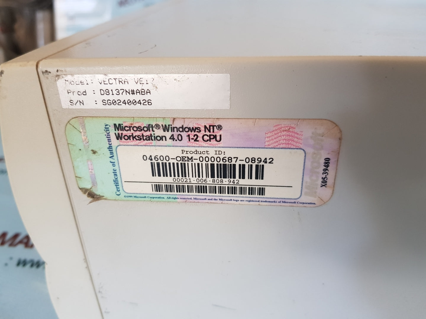 Hewlett Packard vectra vei7 dtpc-17