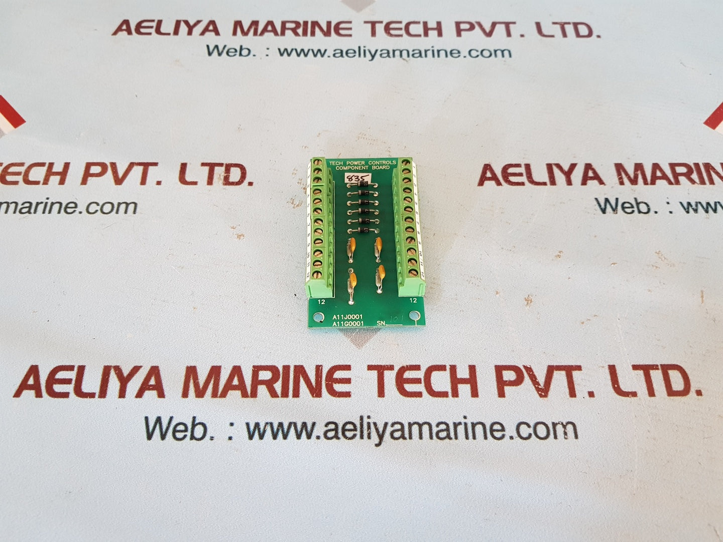 Tech power controls a11j0001 component board a11g0001