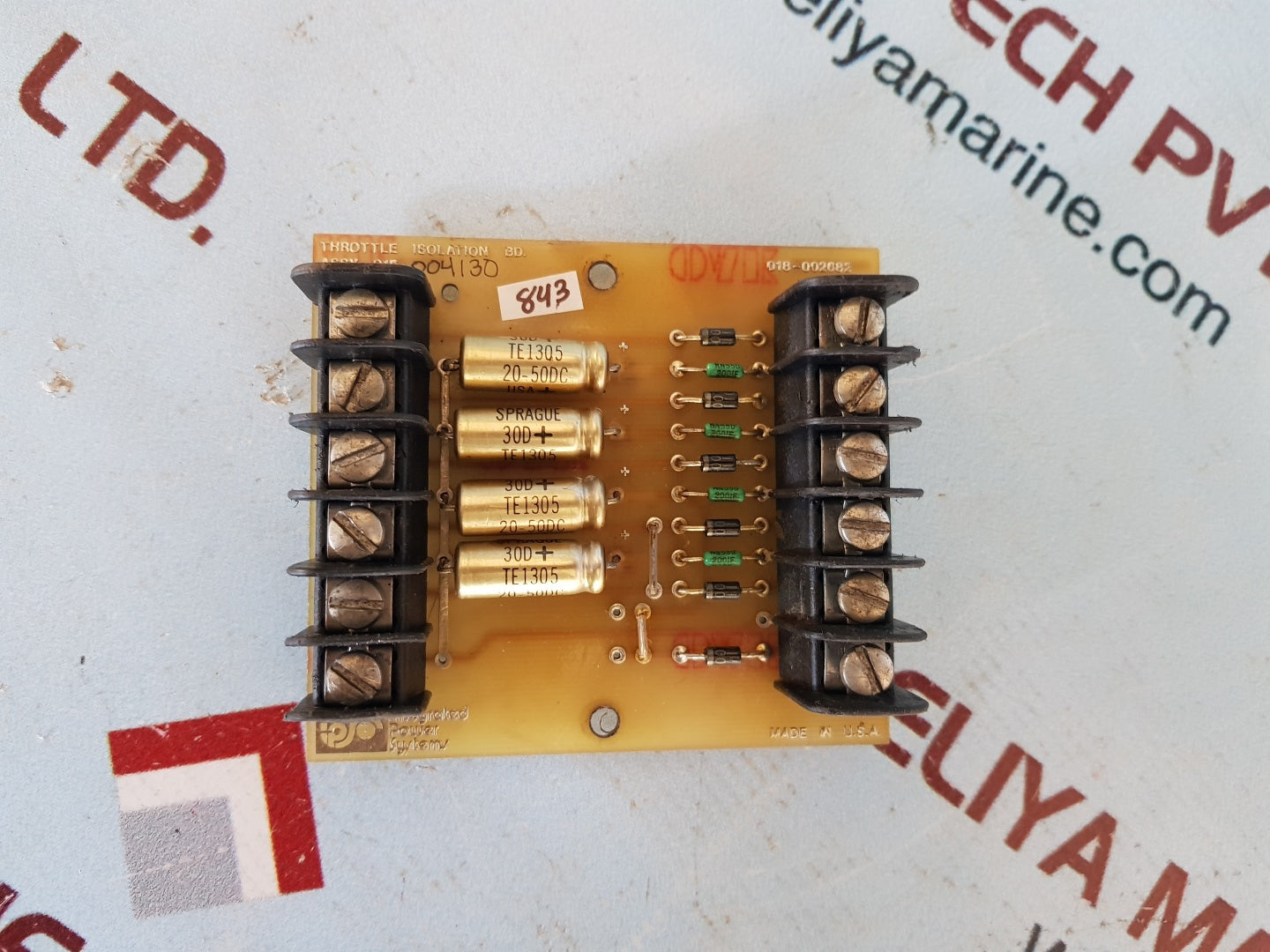 Integrated power systems 016-004130 pcb card rev.A – Aeliya Marine Tech
