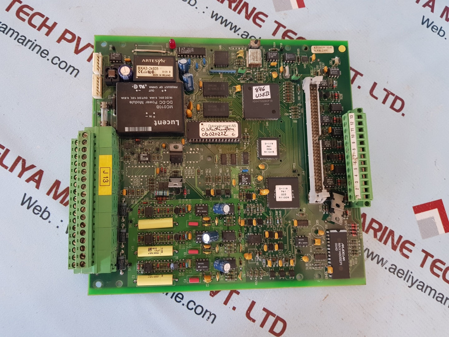 Kitron 0141 di 123 e01 012 rev.B master card
