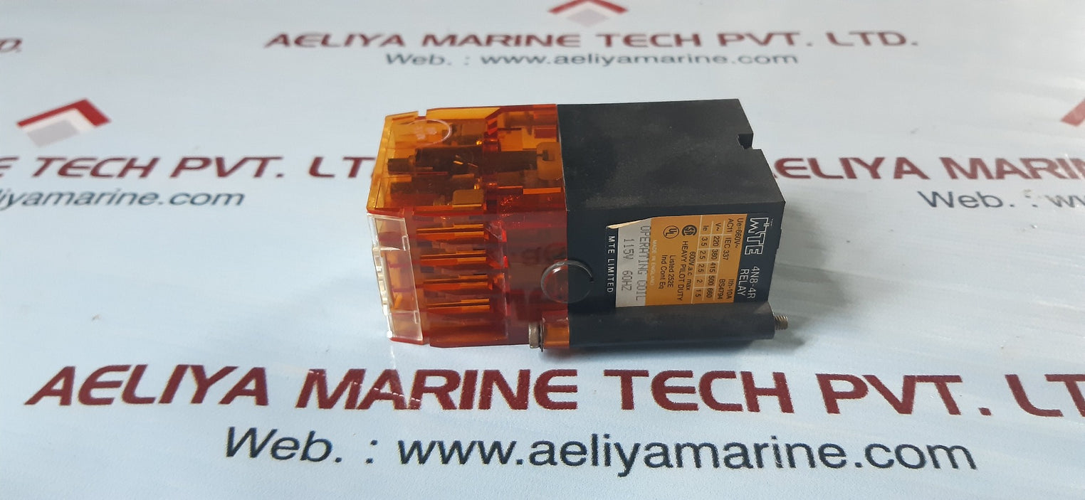 Mte 4n8-4r relay 115v 60hz