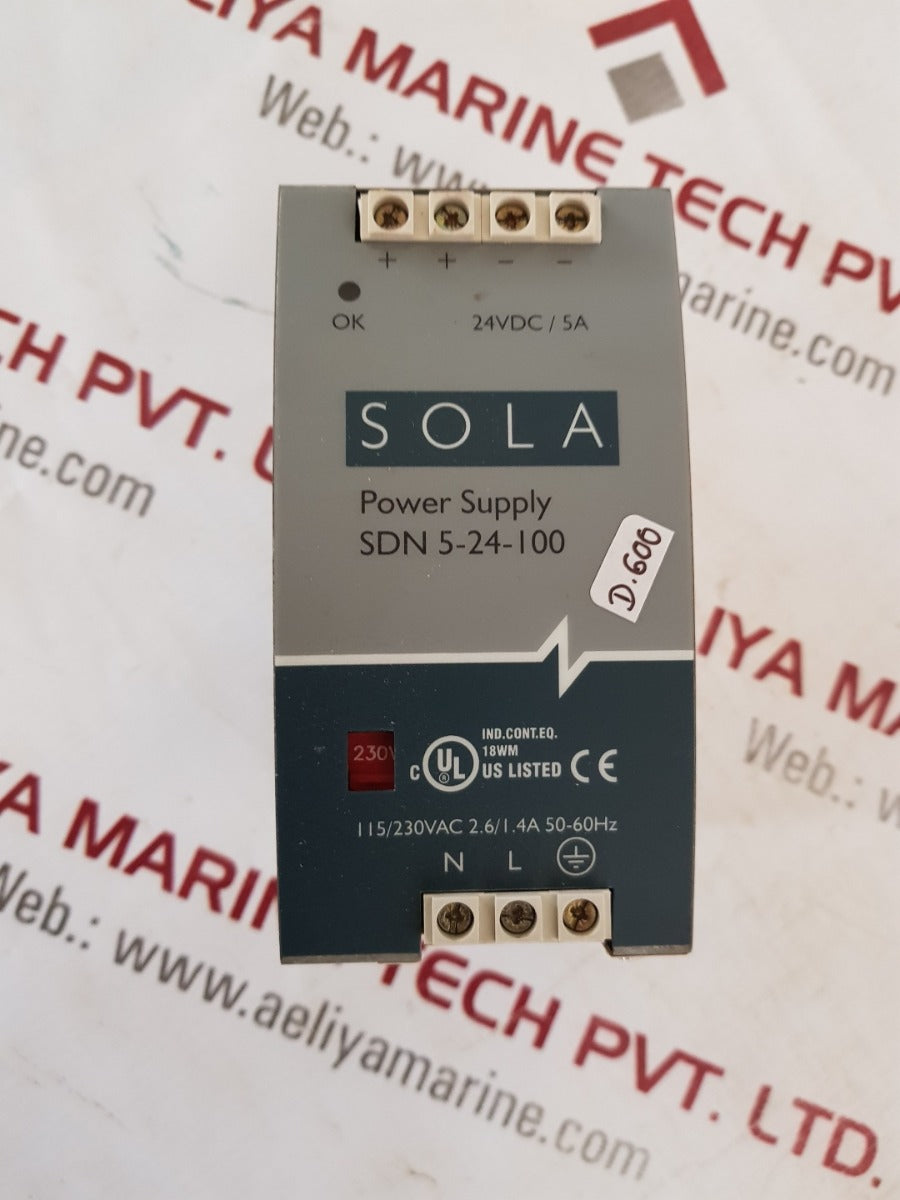 Sola sdn5-24-100 power supply