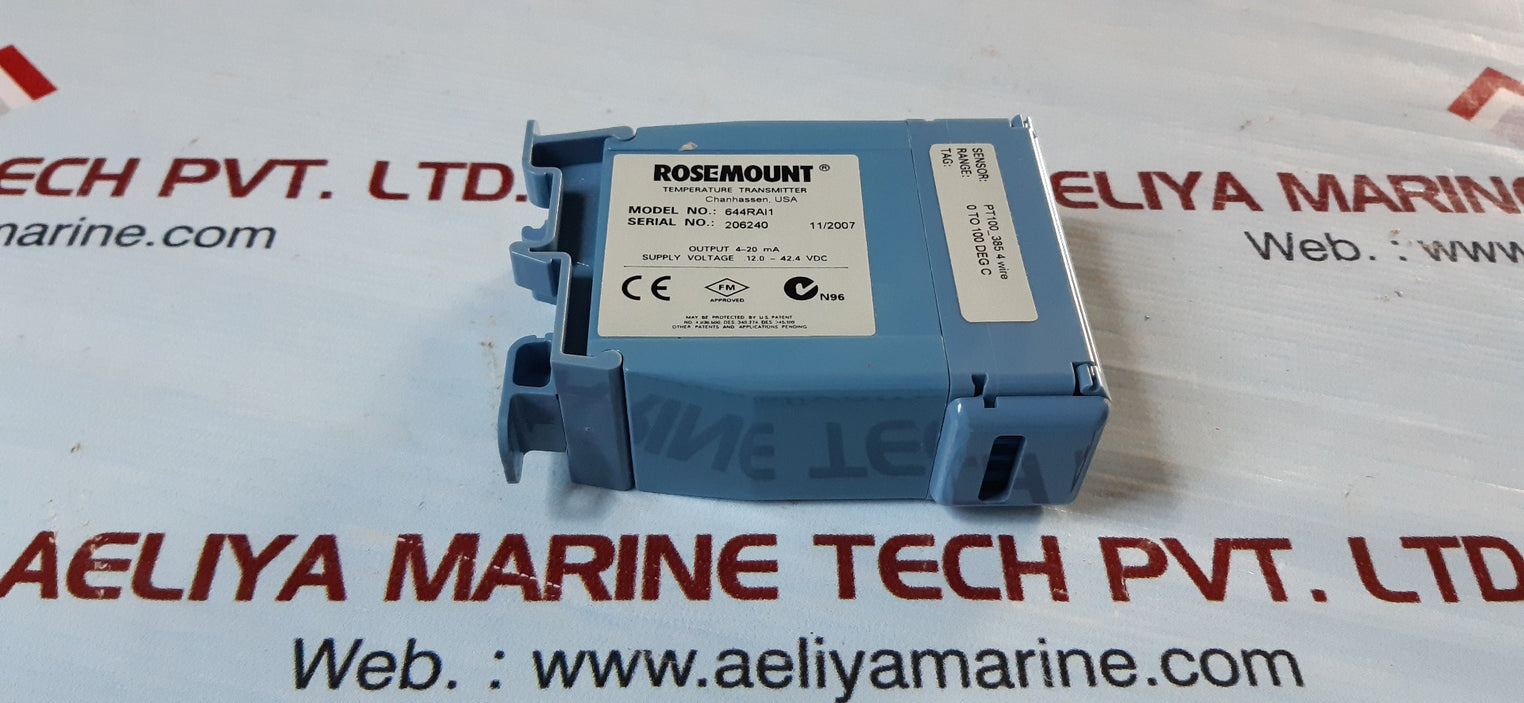 Rosemount 644rai1 temperature transmitter