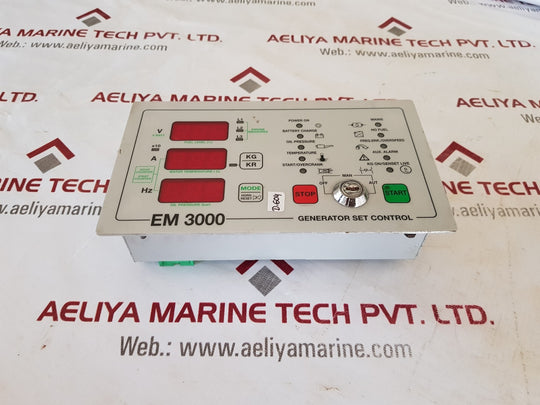 Em 3000 generator set control