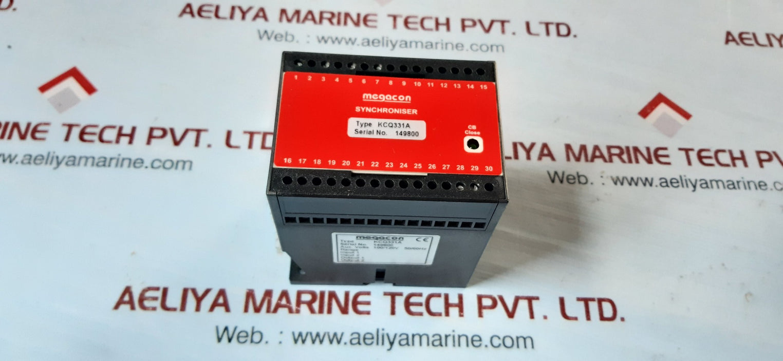 Megacon kcq331a synchroniser relay 100/120v 50/60 hz