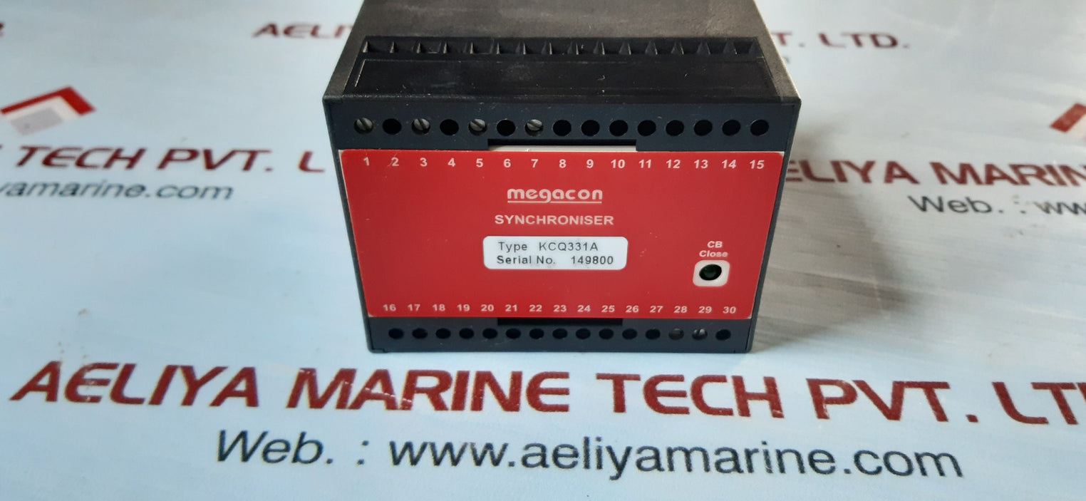 Megacon kcq331a synchroniser relay 100/120v 50/60 hz