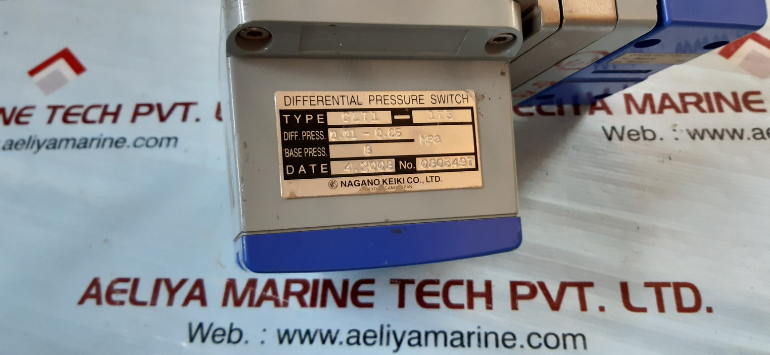 Nagano keiki cl71-173 differential pressure switch