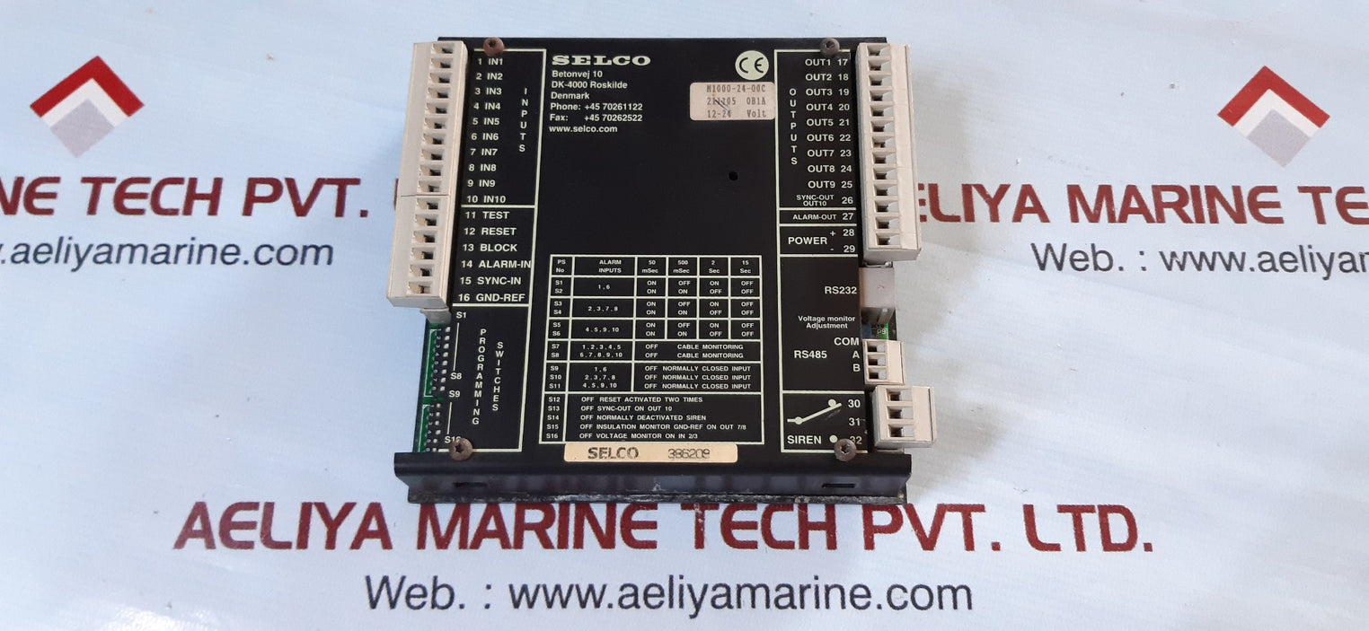 Selco m1000-24-00c alarm annunciator