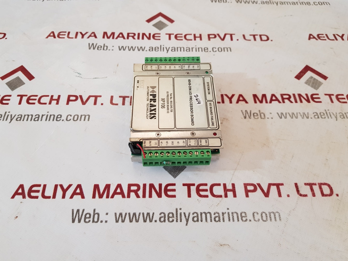 Praxis xp106 i/o processor board 98.6.049.706