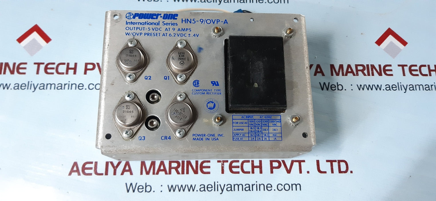 Power-one hn5-9/ovp-a power supply