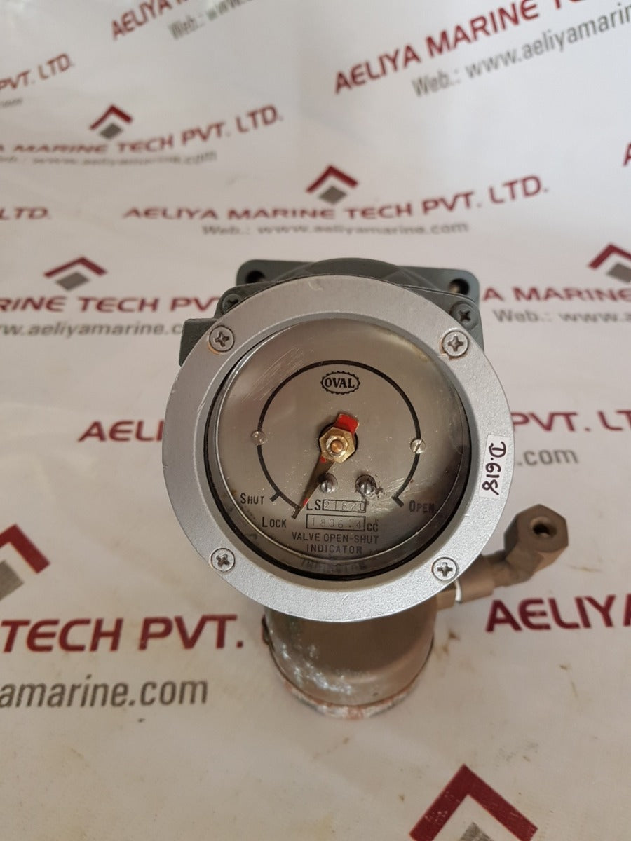 Oval ls 21820 valve open-shut indicator
