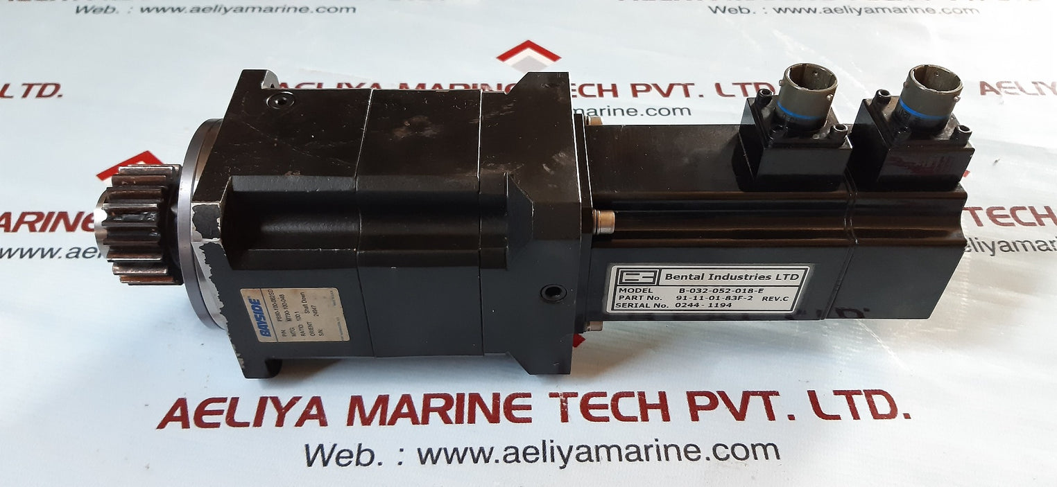 Bental b-032-052-018-e motor with Bayside ps90-100-062sc