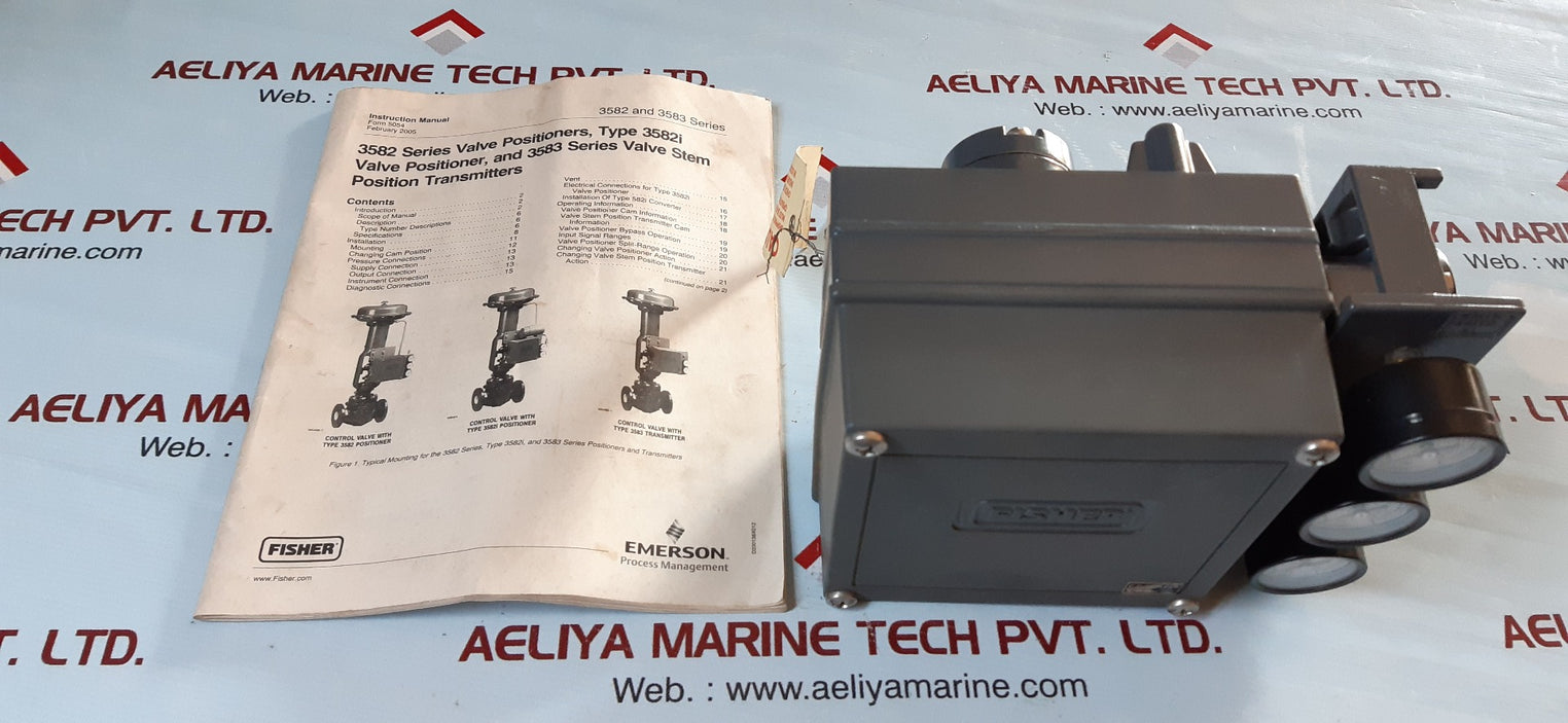 Fisher fs3582g-10 valve positioner 3582i