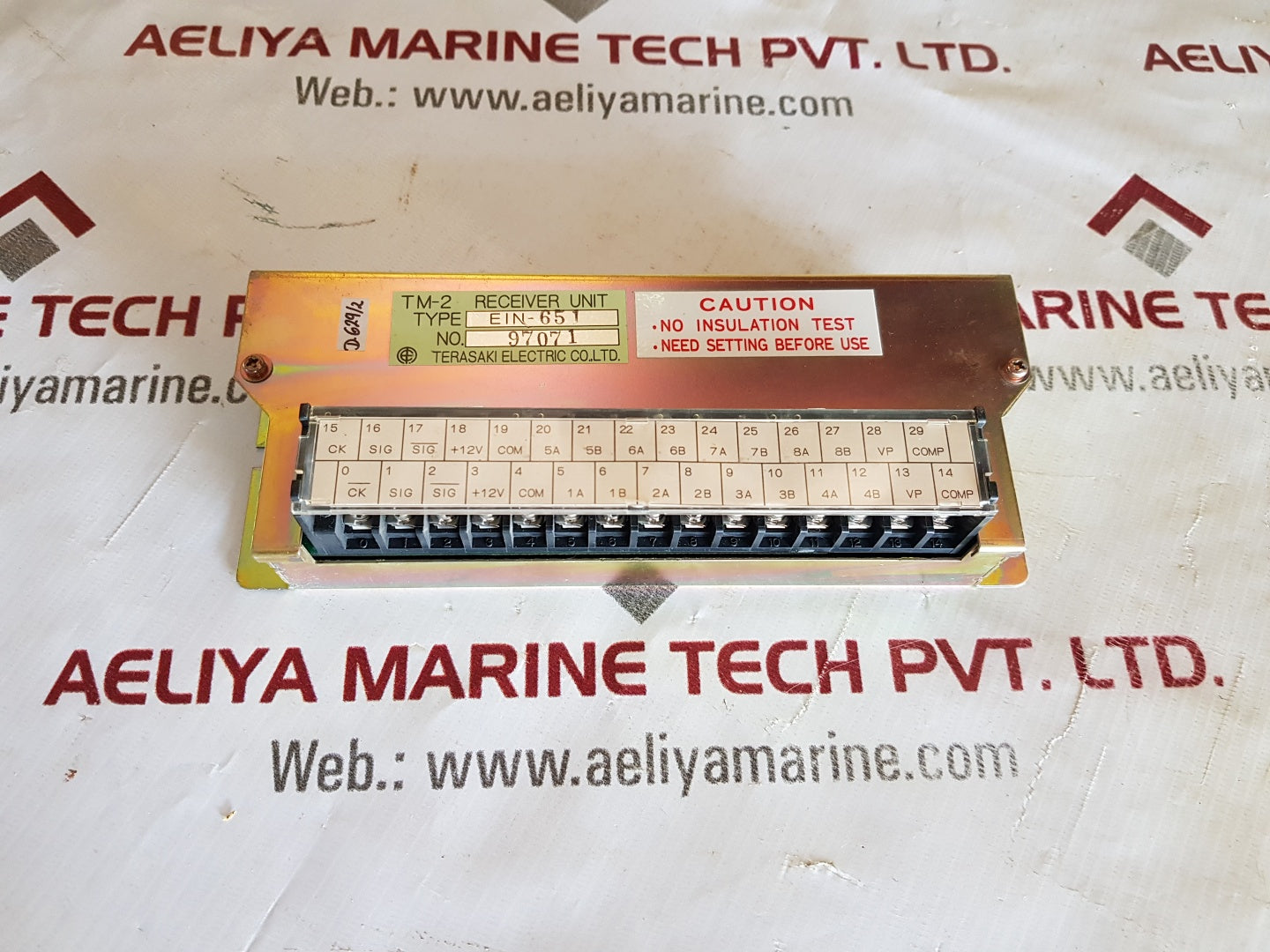 Terasaki ein-651 tm-2 receiver unit 