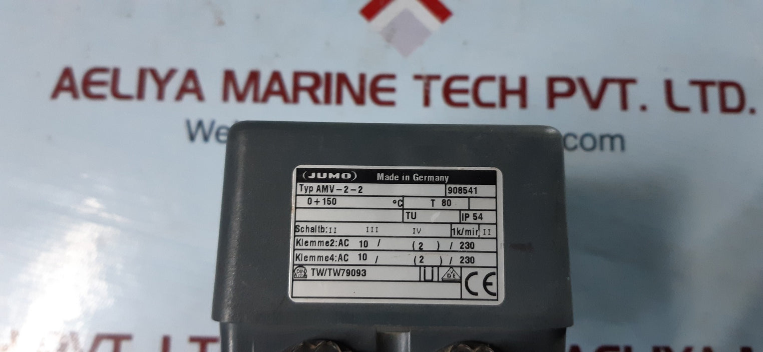 Jumo amv-2-2 t80 thermostat degrees saacke
