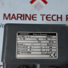 Jumo amv-2-2 t80 thermostat degrees saacke