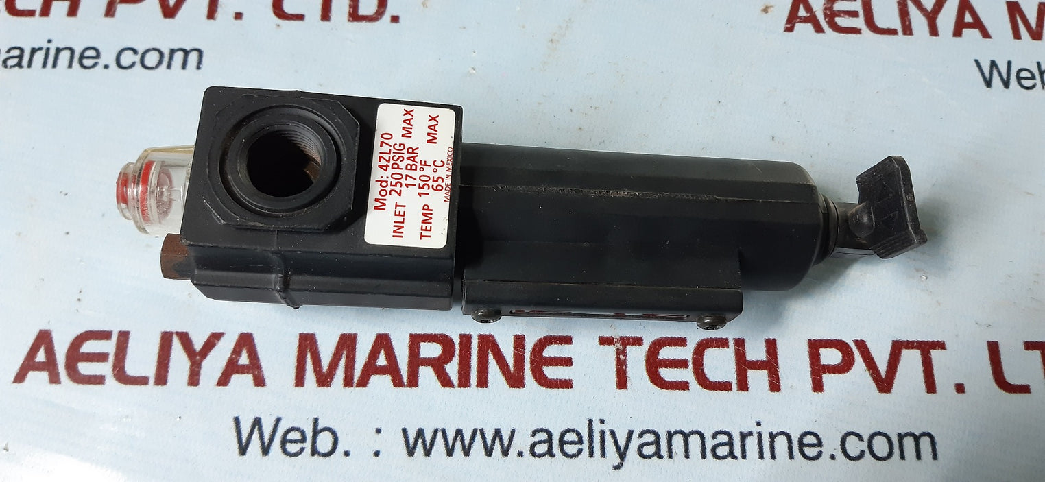 Dayton 4zl70 lubricator 250psig