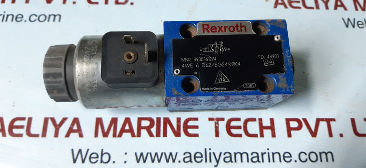Rexroth r900561274 directional control valve 4we 6 d62/eg24n9k4