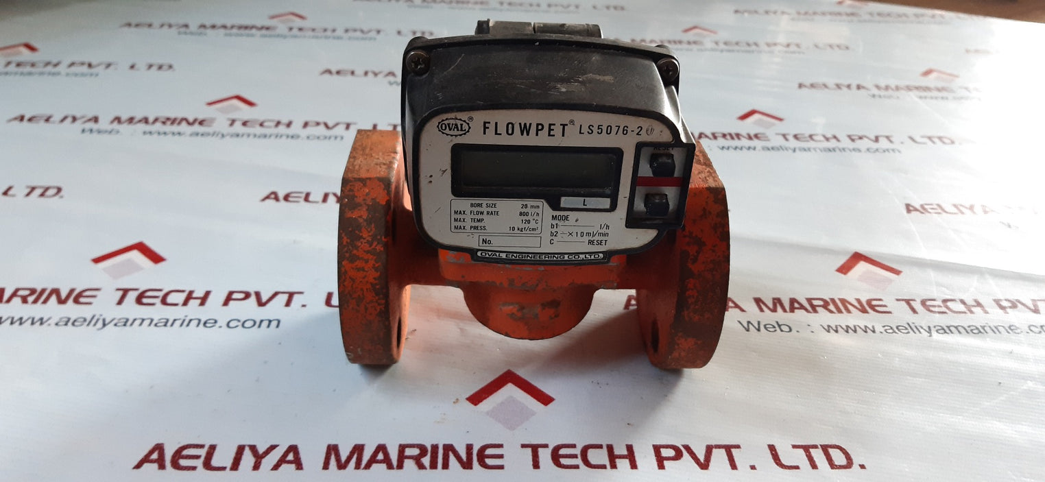 Oval flowpet ls5076-2 flow meter