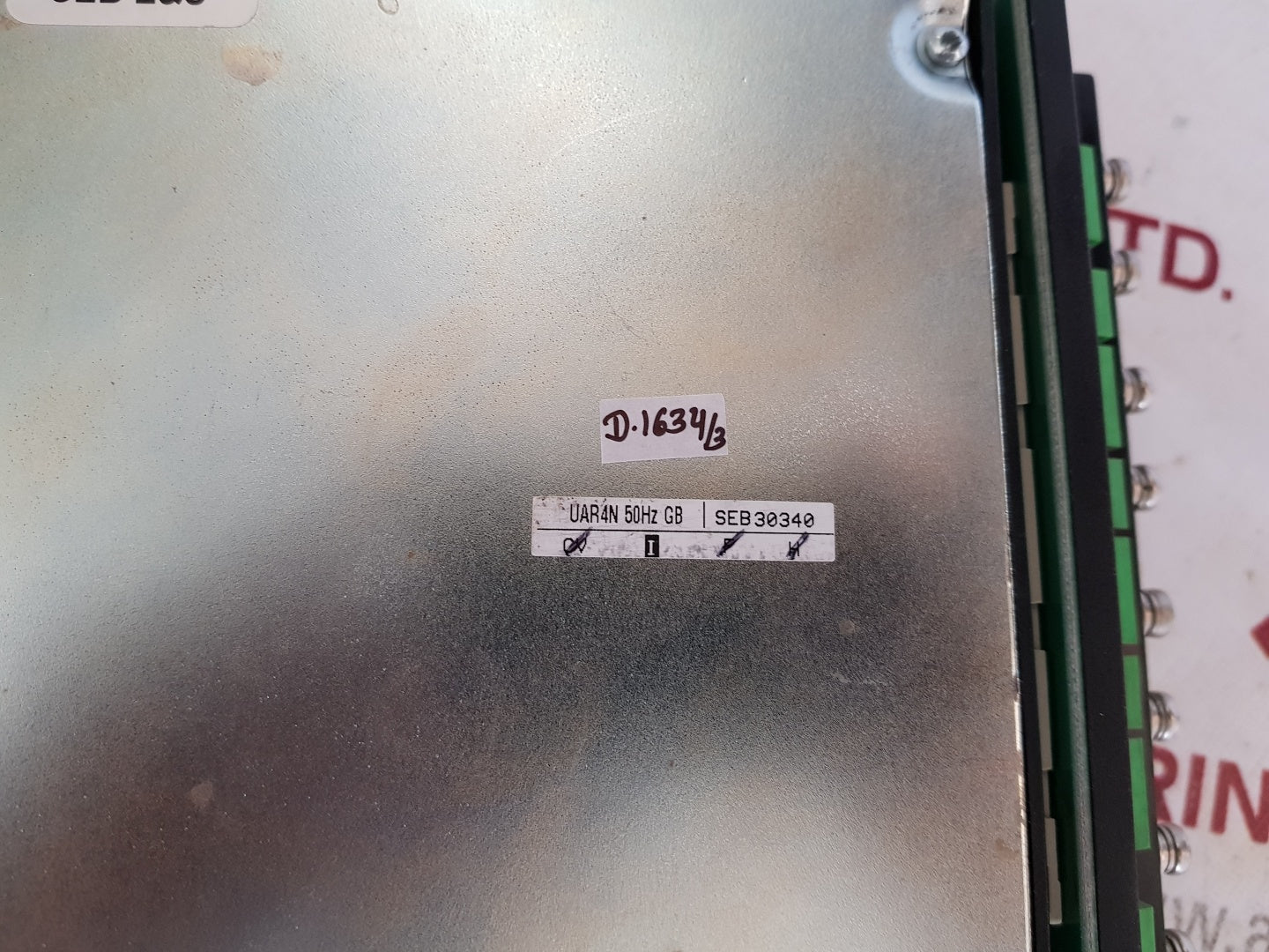 Schlumberger Uar4n multifunction voltage relay