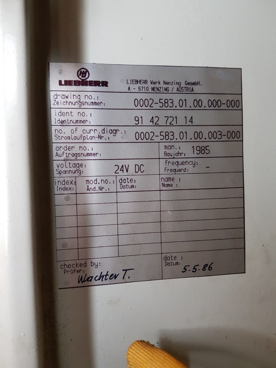 Liebherr 914272114 pcb card