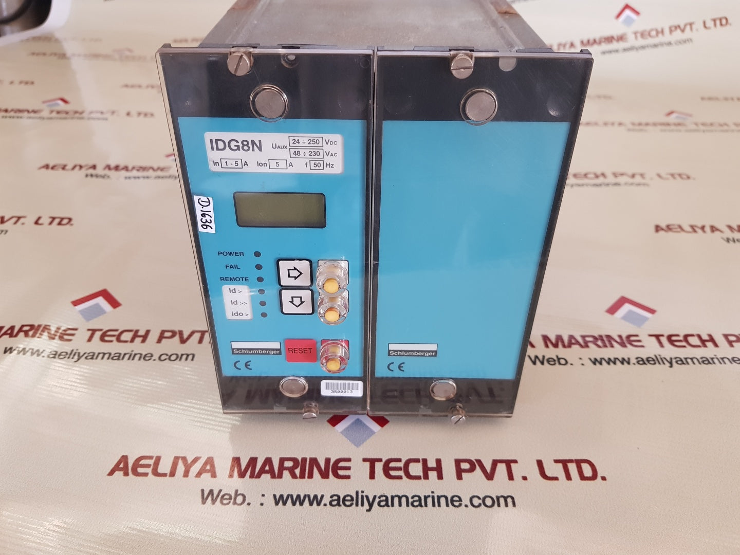 Schlumberger idg8n generator protection relay