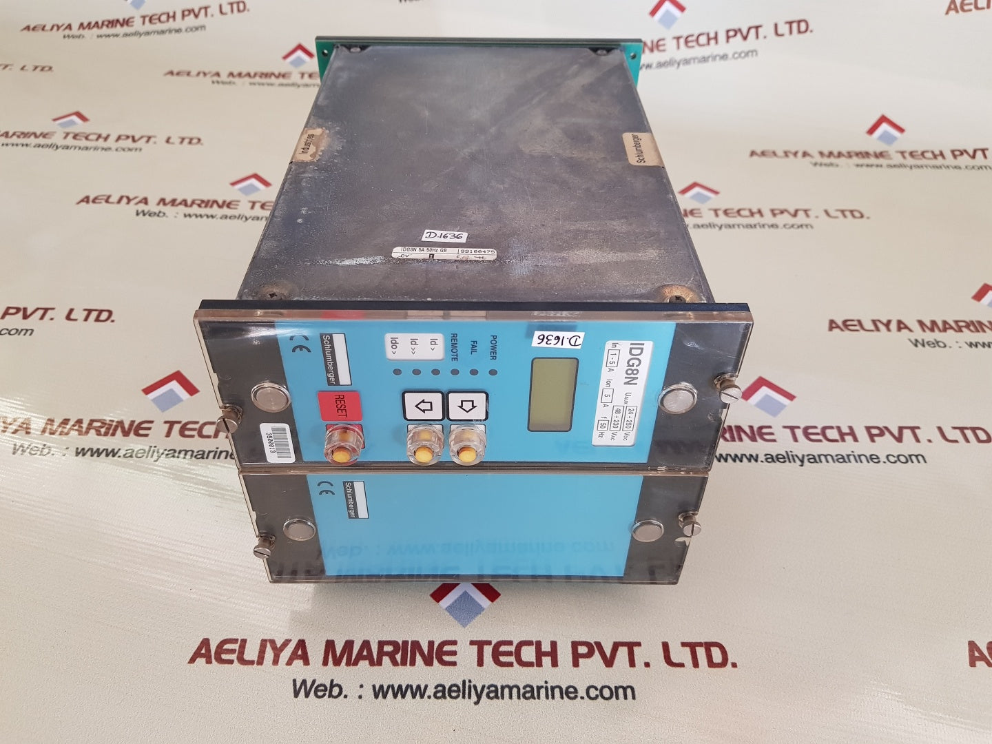 Schlumberger idg8n generator protection relay