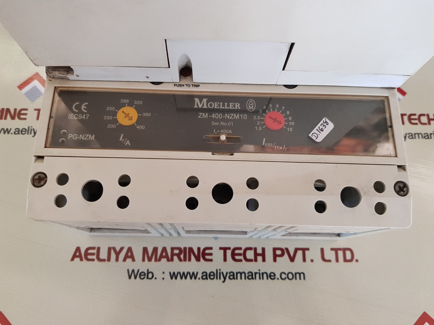 Moeller r-nzm 10 motor circuit breaker zm-400-nzm10