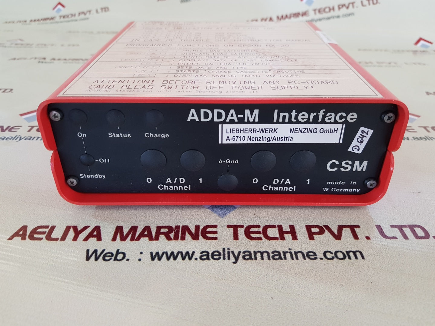 Liebherr-werk adda-m interface